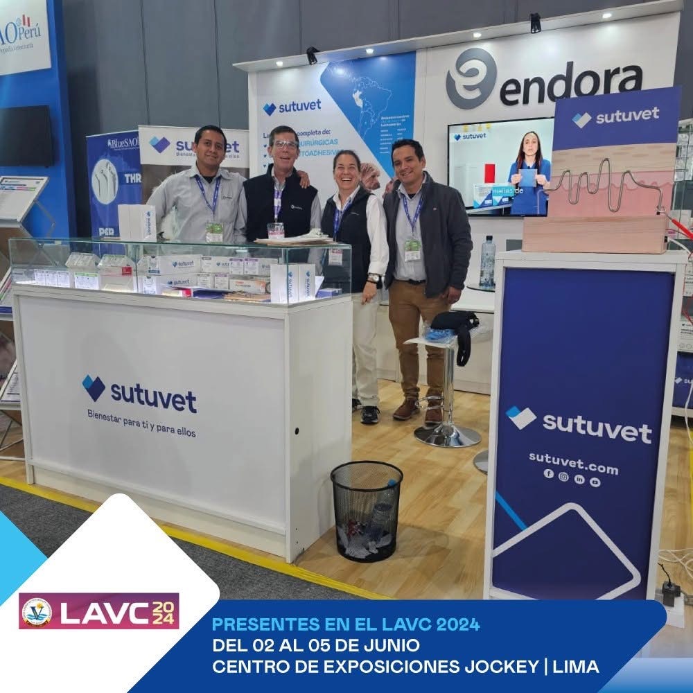 Stand de Endora y SUTUVET durante LAVC 2024