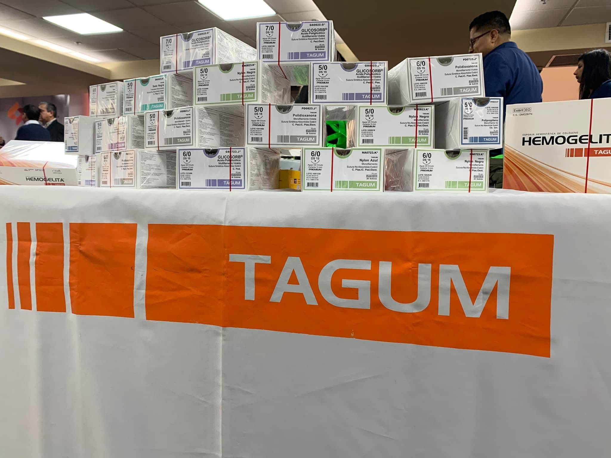 Productos y suturas TAGUM presentados por Endora