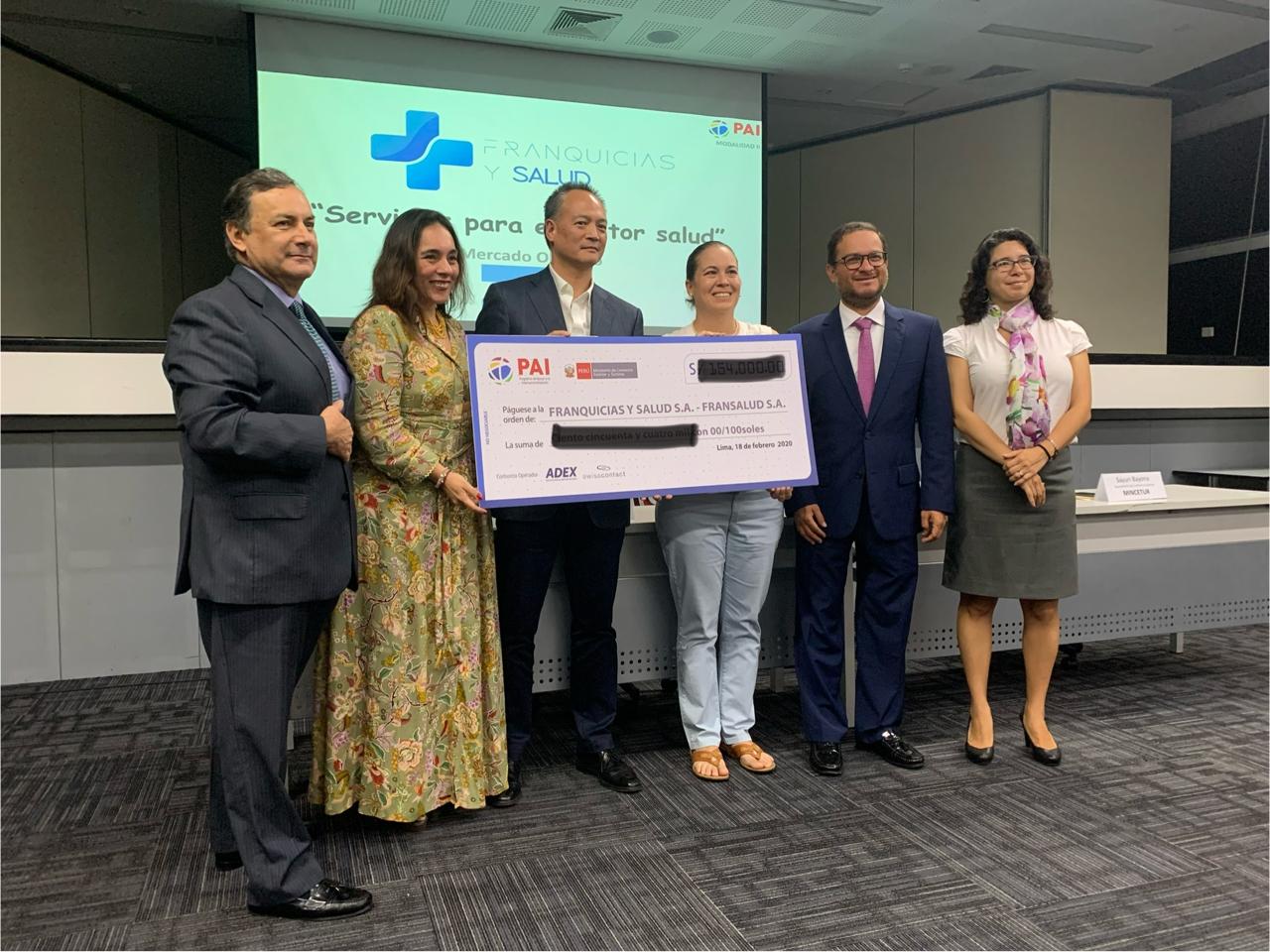 Reconocimiento recibido por Endora en el programa Franquicias y Salud