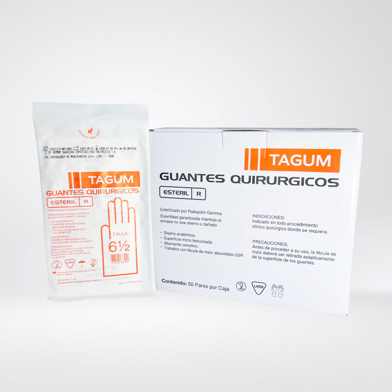 Guantes quirúrgicos estériles TAGUM