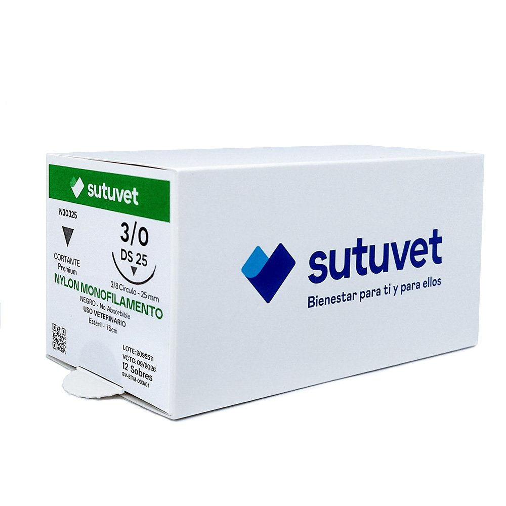 Sutura nylon monofilamento SUTUVET