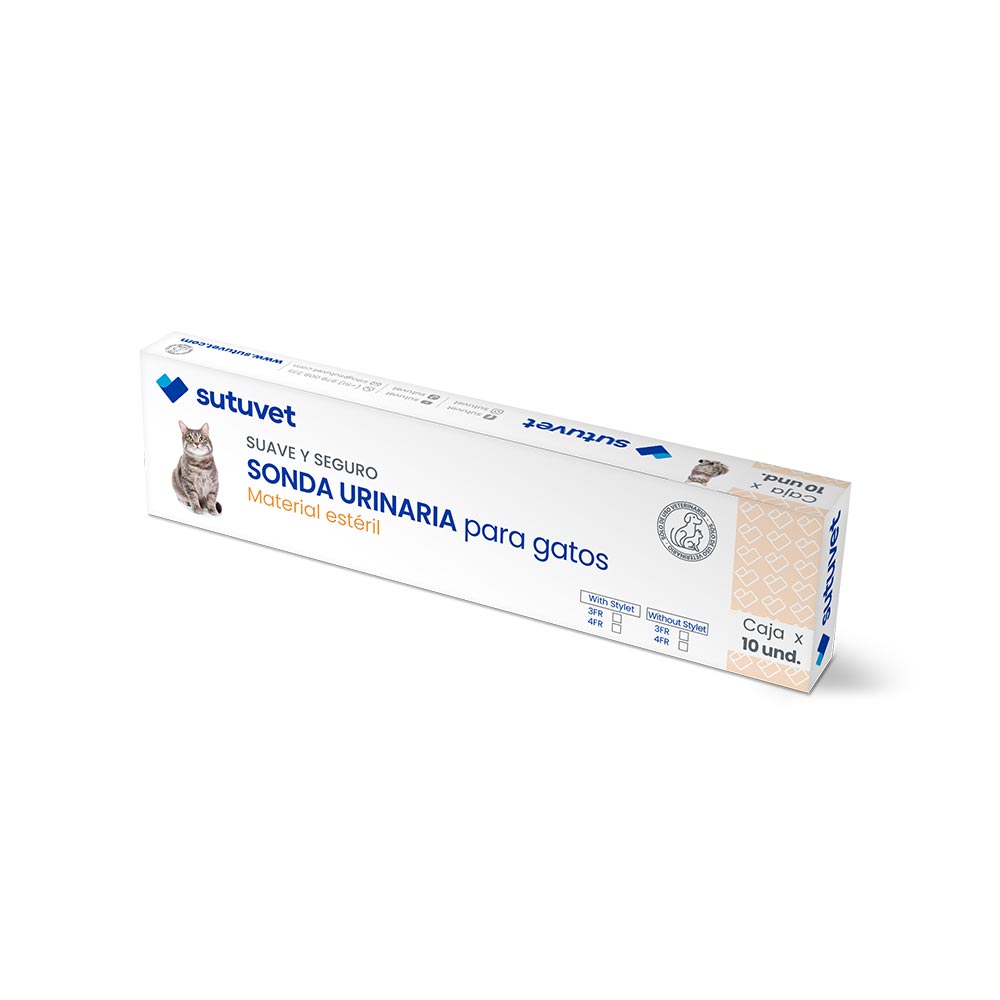 Sonda urinaria SUTUVET para gatos